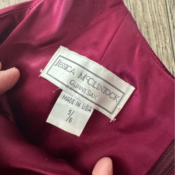 Vintage Jessica McClintock Gunne Sax Floor Length Gown - Picture 10 of 11